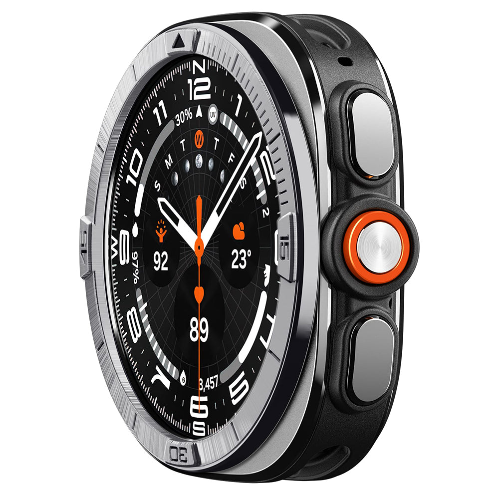Spigen Tune Pilot skyddsskal för Samsung Galaxy Watch Ultra2, Silver ACS11616