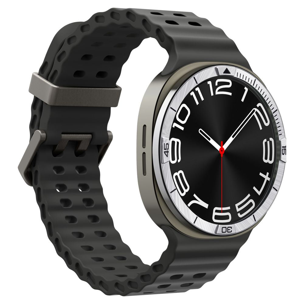 Skyddram Spigen Tune Pilot för Samsung Galaxy Watch8 44mm, Silver ACS10009