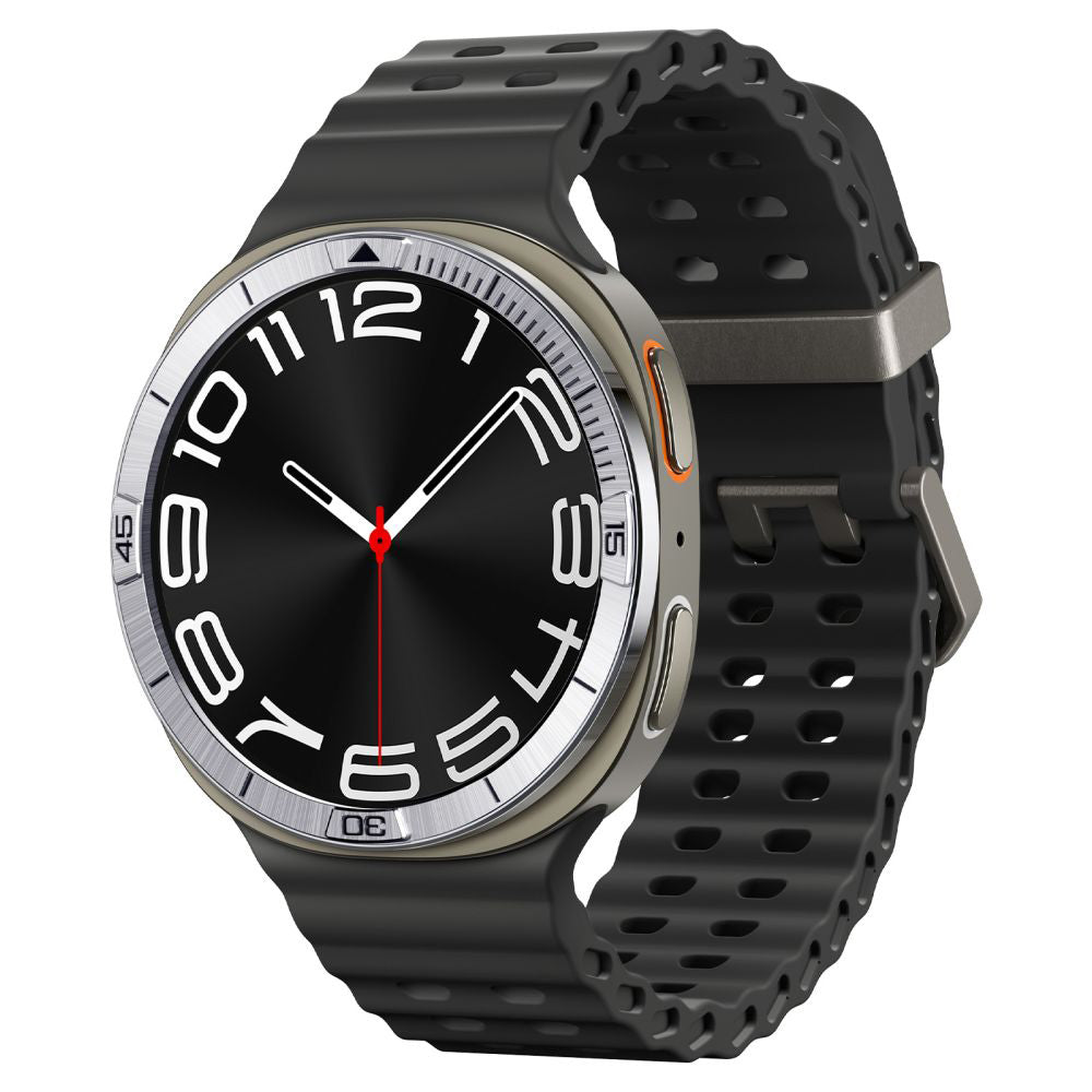 Skyddram Spigen Tune Pilot för Samsung Galaxy Watch8 44mm, Silver ACS10009