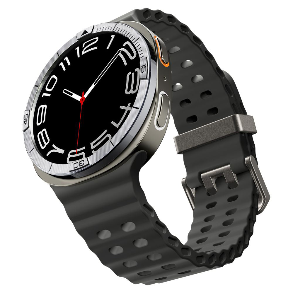 Skyddram Spigen Tune Pilot för Samsung Galaxy Watch8 44mm, Silver ACS10009