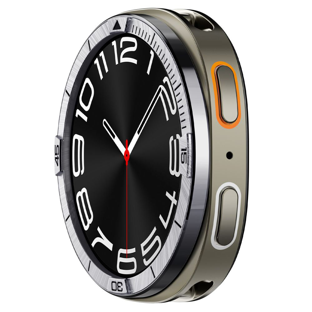 Skyddram Spigen Tune Pilot för Samsung Galaxy Watch8 44mm, Silver ACS10009