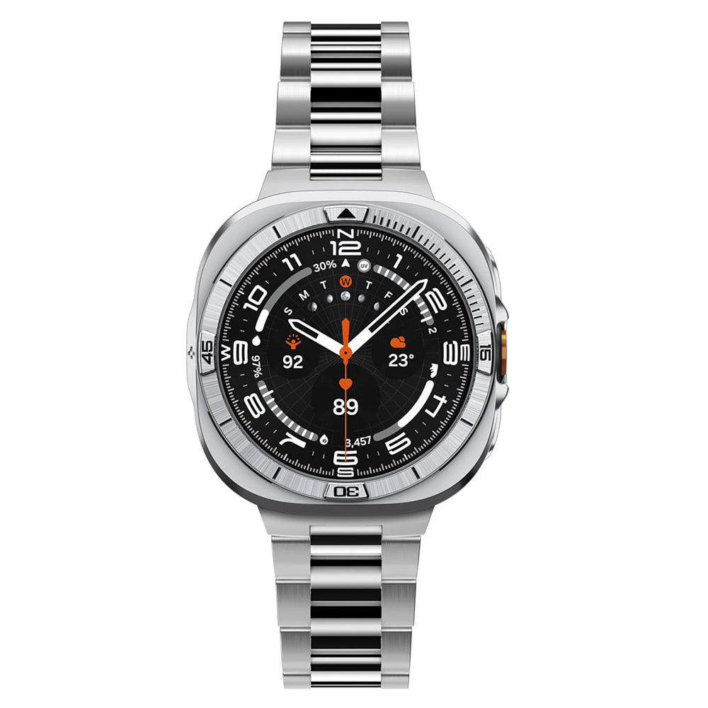 Spigen Tune Pro Pilot skyddsskal för Samsung Galaxy Watch Ultra2, Silver ACS11618
