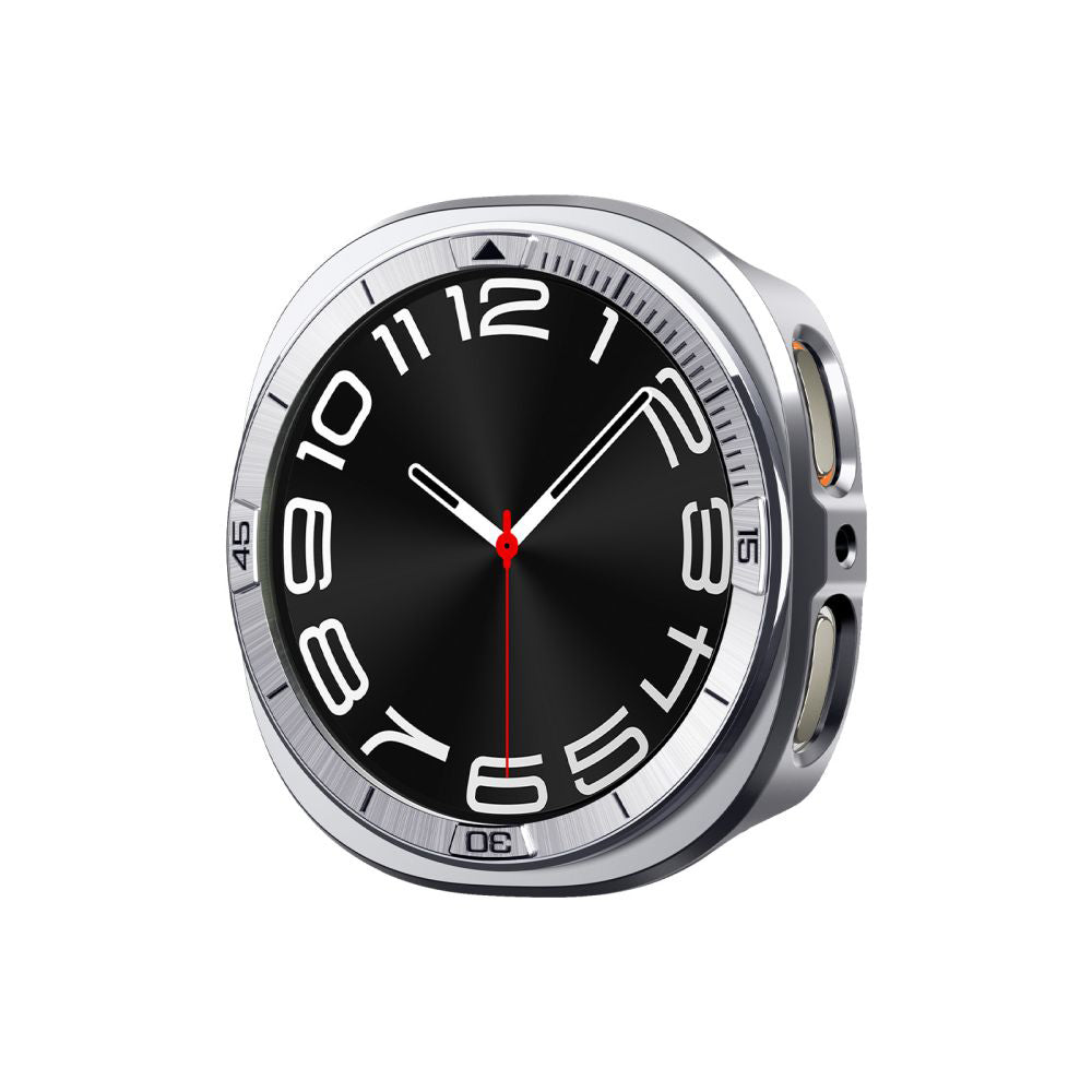 Skyddram Spigen Tune Pro Pilot för Samsung Galaxy Watch8 44mm, Silver