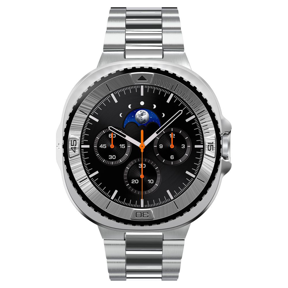Spigen Tune Pro Pilot skyddsram för Samsung Galaxy Watch8 Classic, Silver ACS10017
