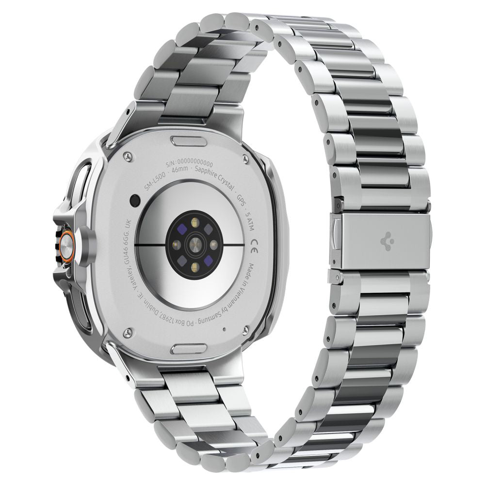 Spigen Tune Pro Pilot skyddsram för Samsung Galaxy Watch8 Classic, Silver ACS10017