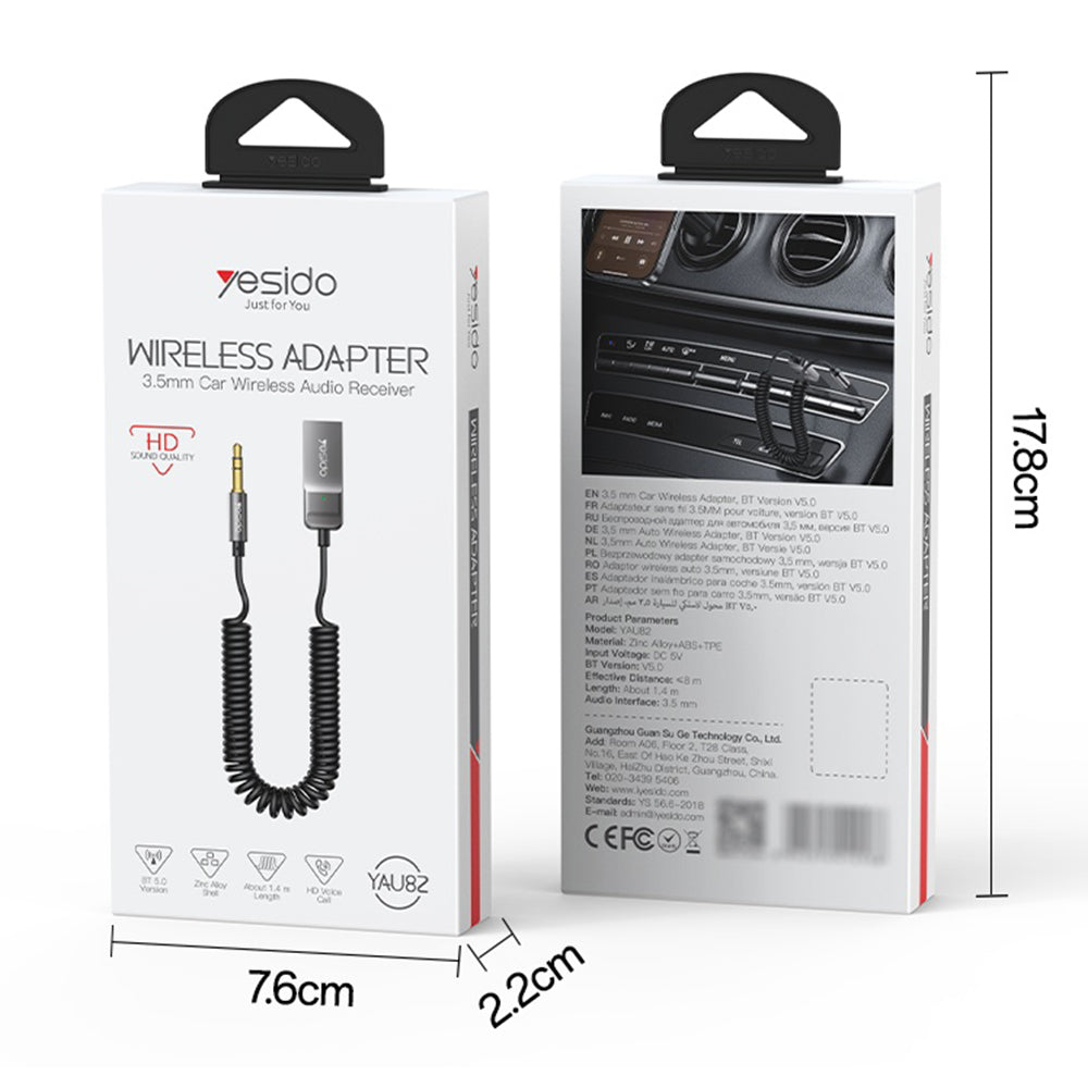 Bluetooth-mottagare Yesido YAU82