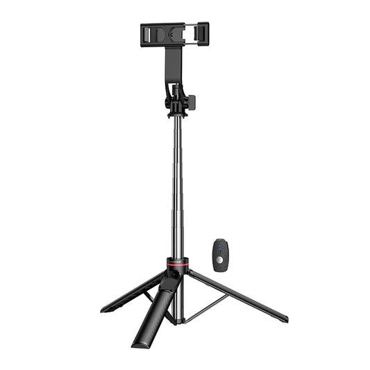 Selfie Stick Bluetooth Borofone BY15 Throne, 4,5 tum - 7 tum, Svart