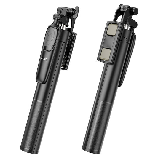 Selfie Stick Bluetooth HOCO K19 Soul Live Broadcast, universal, svart