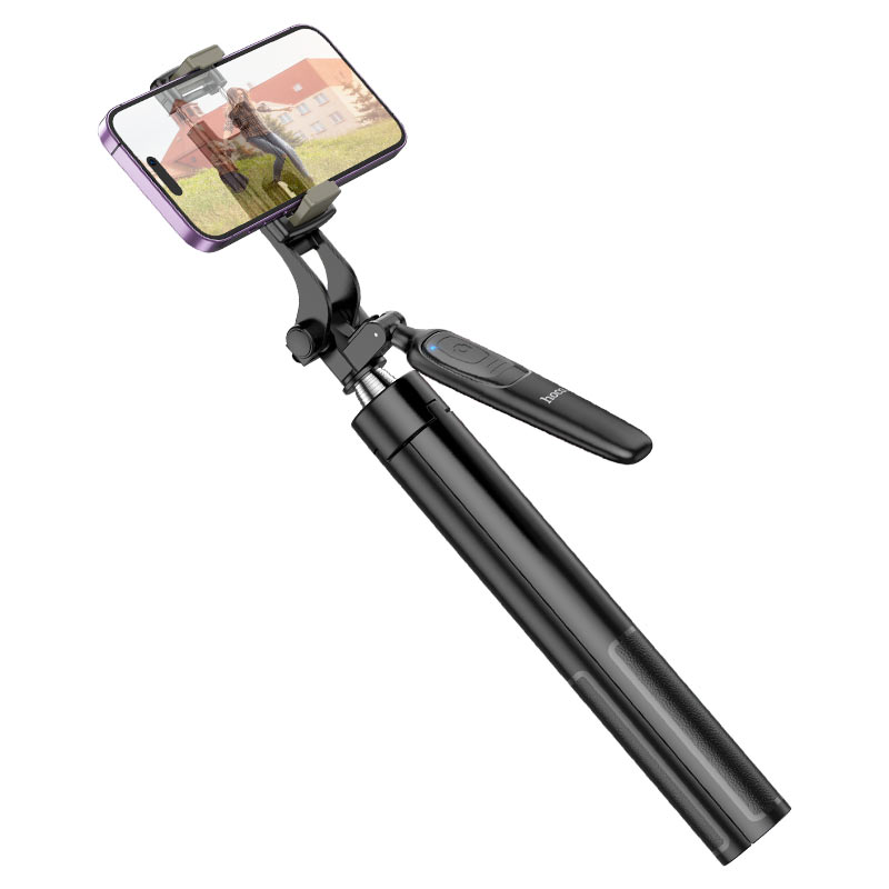 Selfie Stick Bluetooth HOCO K19 Soul Live Broadcast, universal, svart