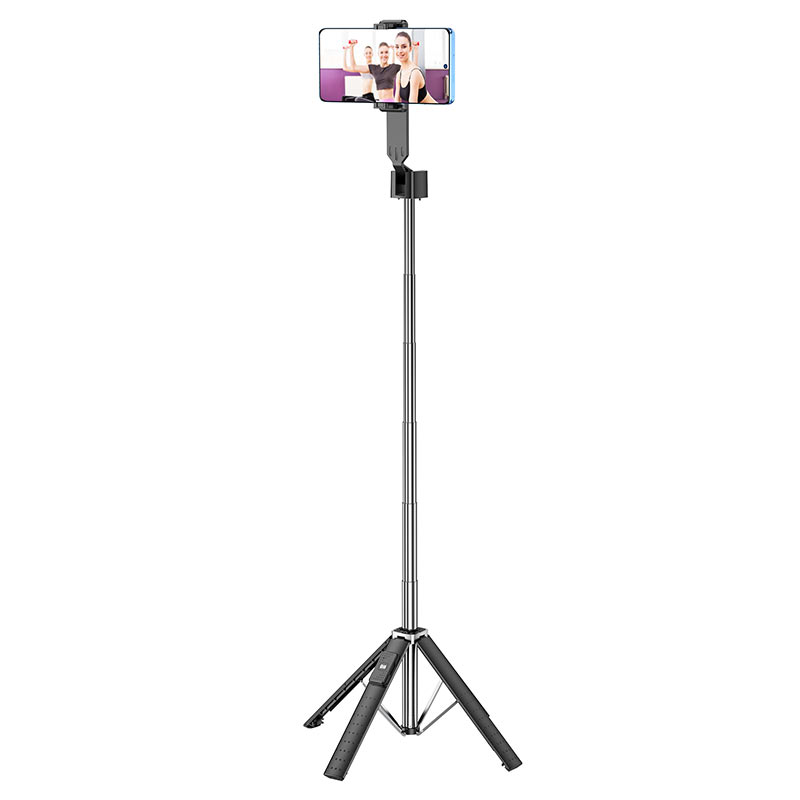 Bluetooth Selfie Stick HOCO K18, Universal, Svart