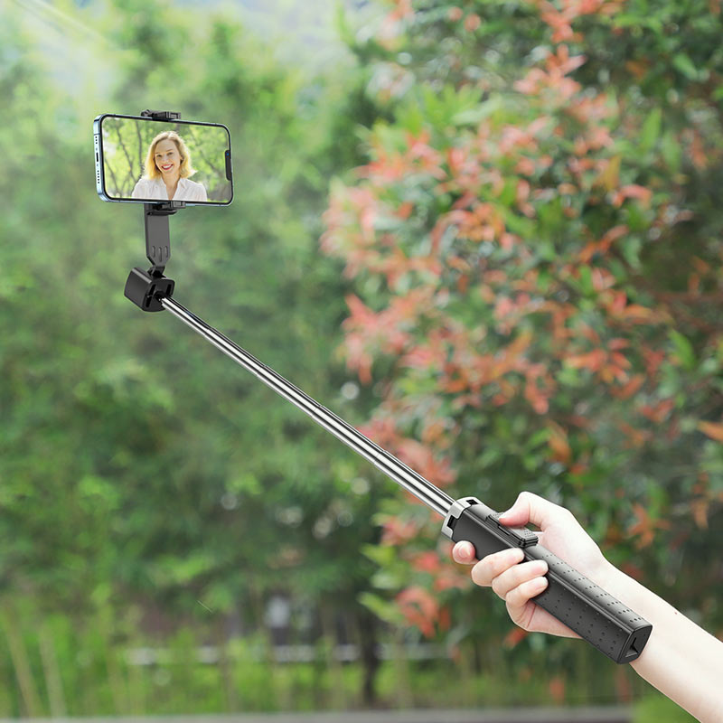 Bluetooth Selfie Stick HOCO K18, Universal, Svart