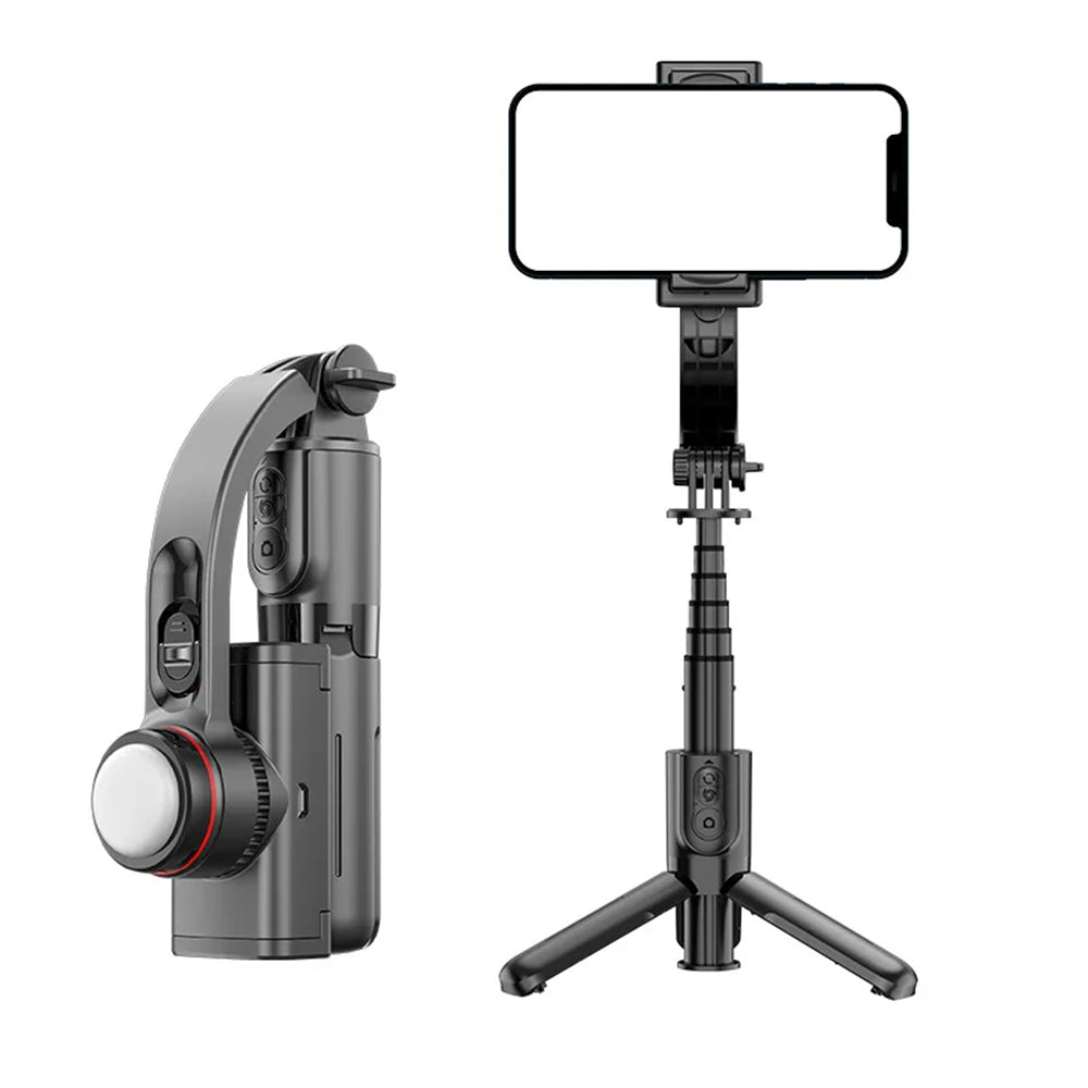 Selfie Stick Bluetooth Techsuit L18sMini, Universal, Svart