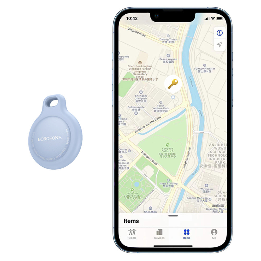 SmartTag Borofone BC101 Exquisite för iOS-serien, Svart