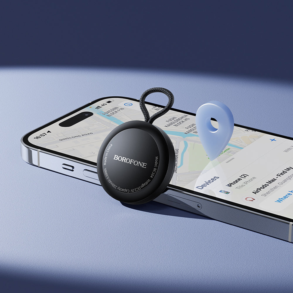 Borofone SmartTag BC104 för iOS-serien, svart