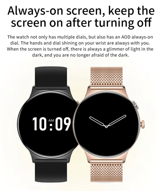 Smartwatch Blavec M01 Vesta Call, Svart