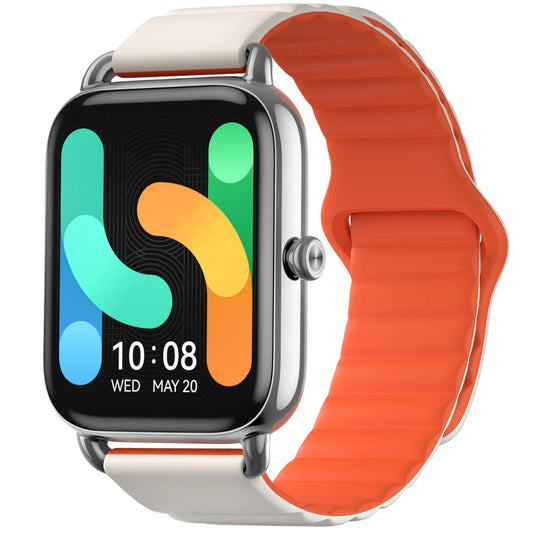 Smartklocka Haylou RS4 Plus LS11, magnetiskt armband, silver