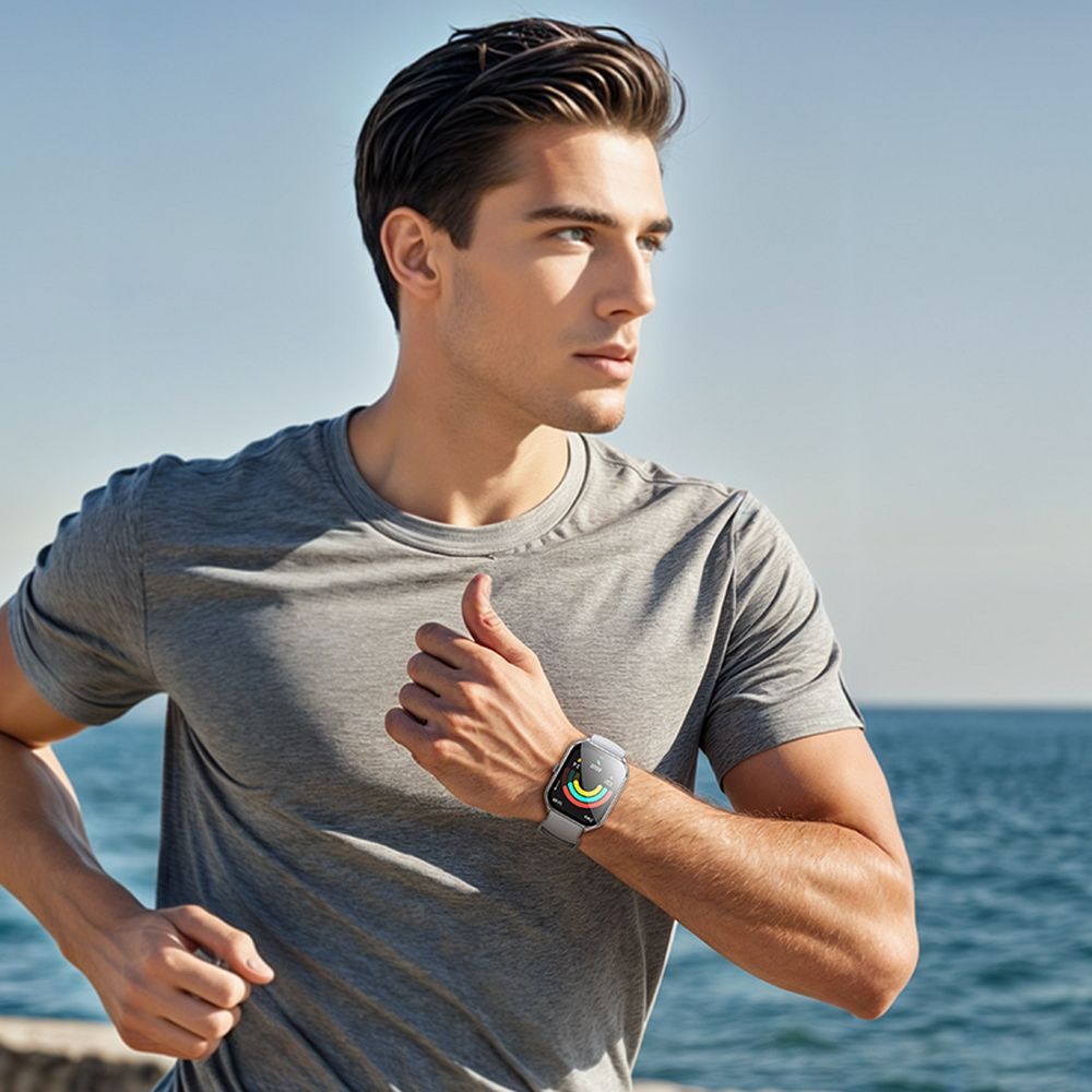 Smartwatch HOCO Y28 Call, Silver