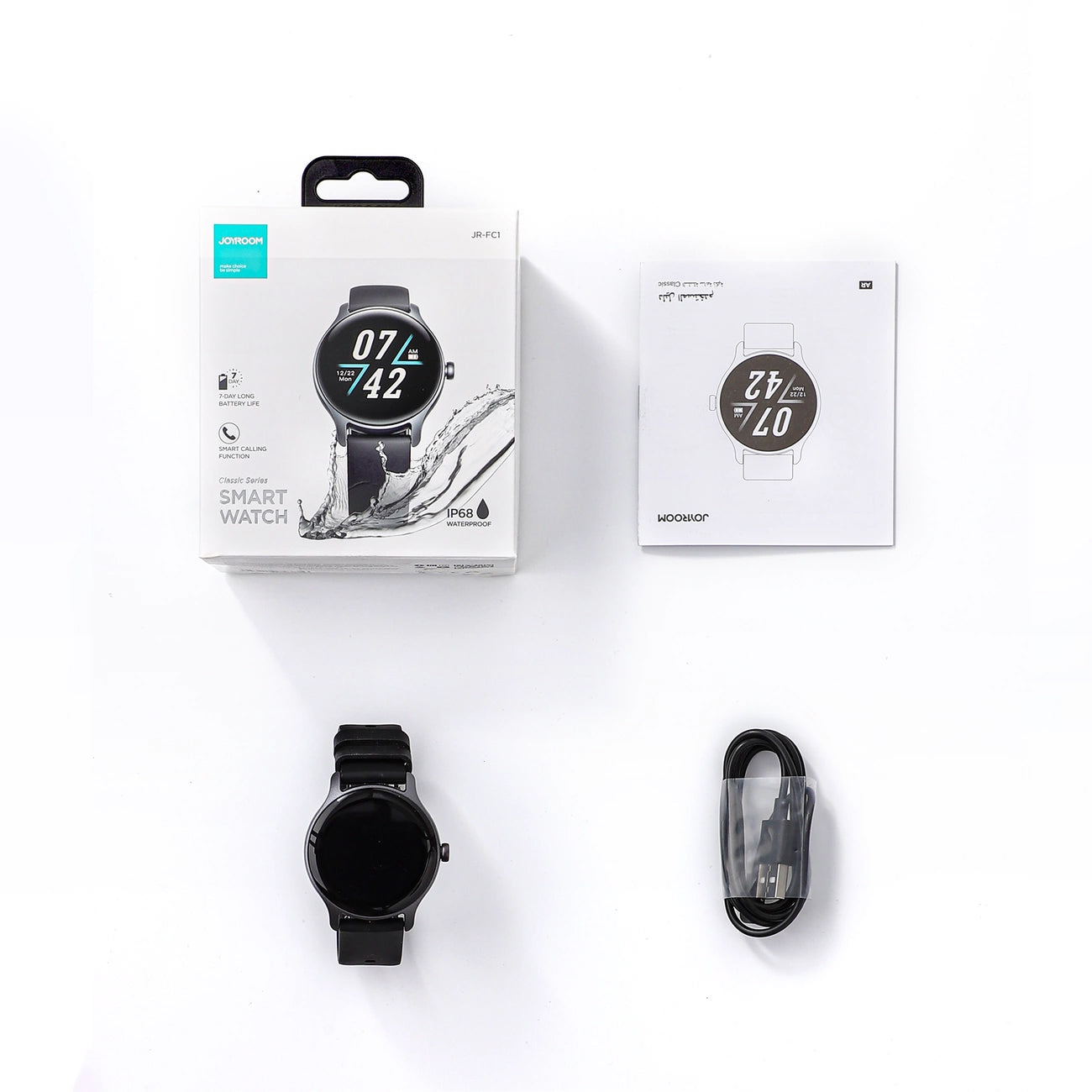 Smartwatch Joyroom JR-FC1 Call, Grå