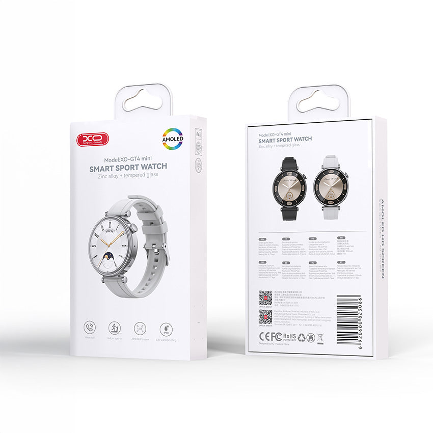 Smartwatch XO Design GT4 Mini, Silver