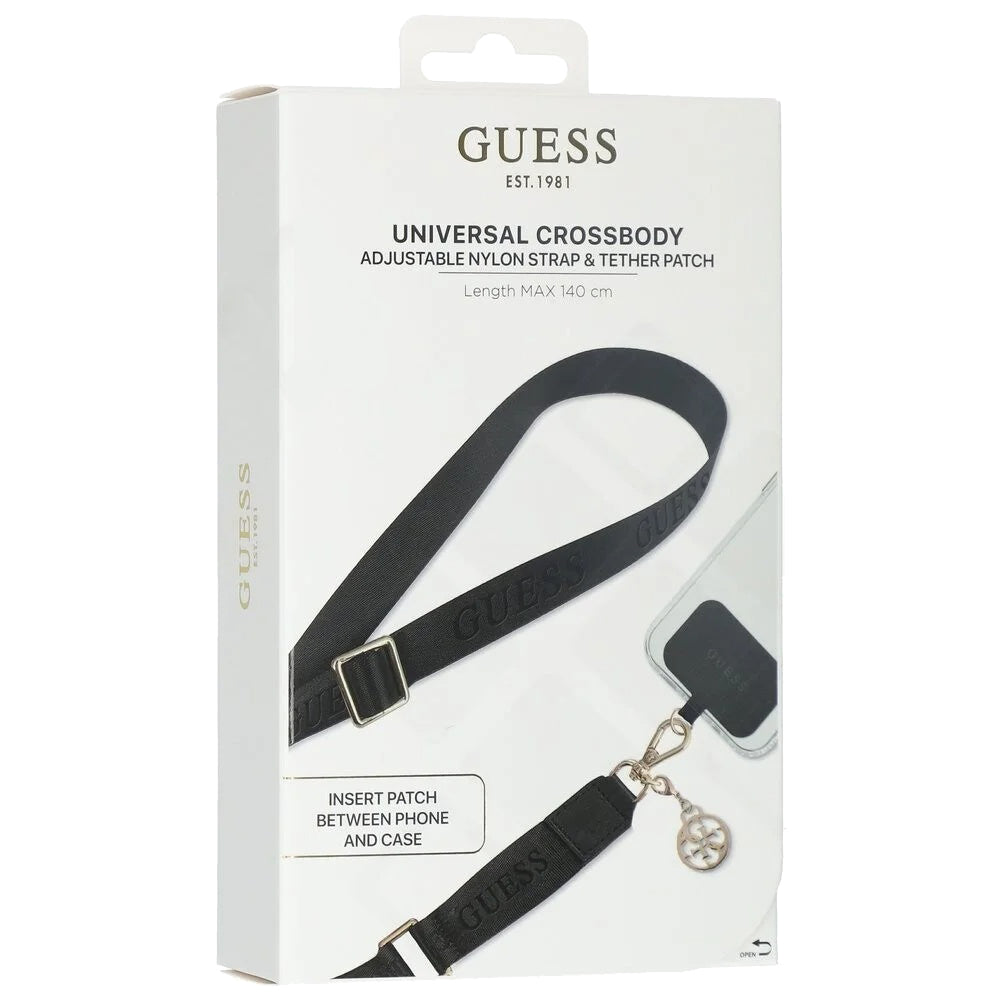 Guess Link Snap Telefon Snöre, Svart