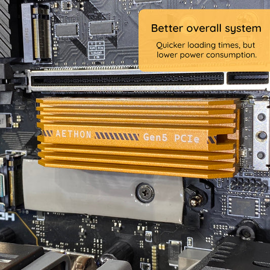 Solid State Drive (SSD) Dato Ares Aethon, NVME M.2, PCIe Gen5x4, 4TB, Svart ARSAT-4TB