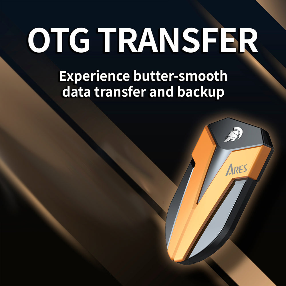 Solid State Drive (Extern SSD) Dato Ares Amber Shield, 2TB, Svart ARSASE-2TB