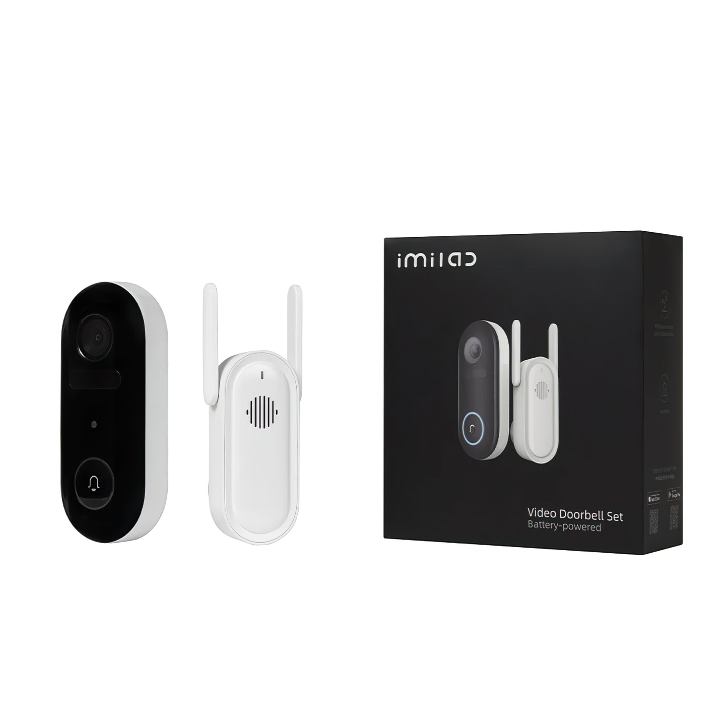 iMILAB ringklocka, Wi-Fi, 2.5K CMSXJ33A + CMSXJ33B