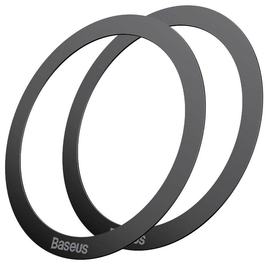Baseus Halo Metalldekal, Set med 2 stycken, Svart PCCH000001