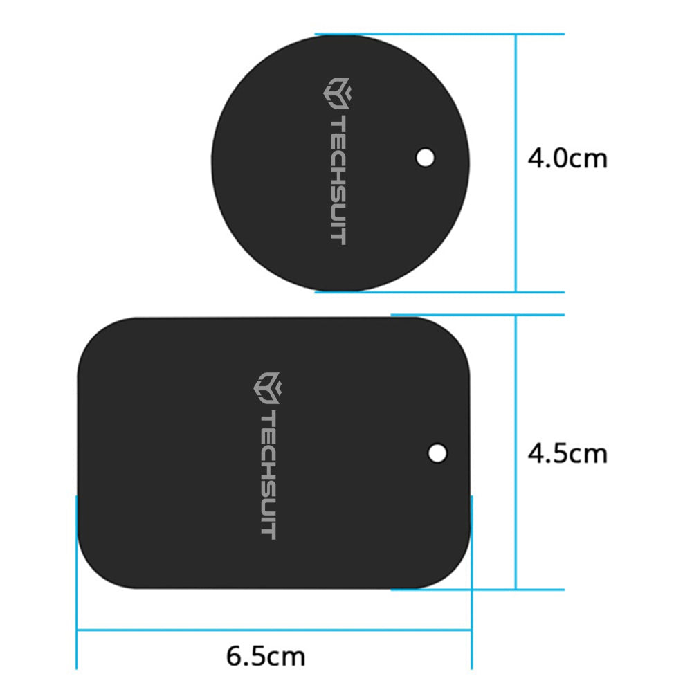 Metallic Techsuit MP03 2in1 Sticker, Black