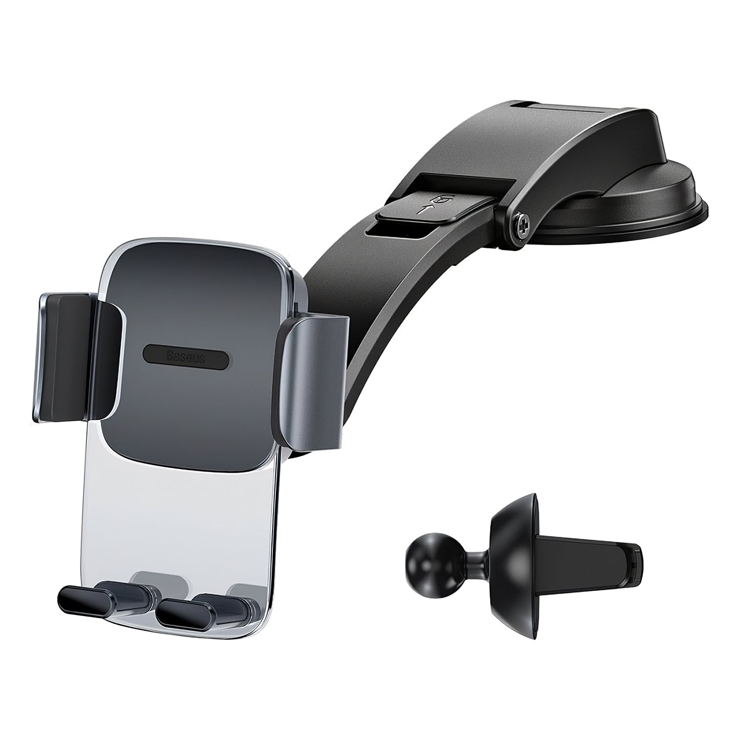 Baseus Gravity Grip Bilhållare, 4.7 tum - 6.7 tum, Svart