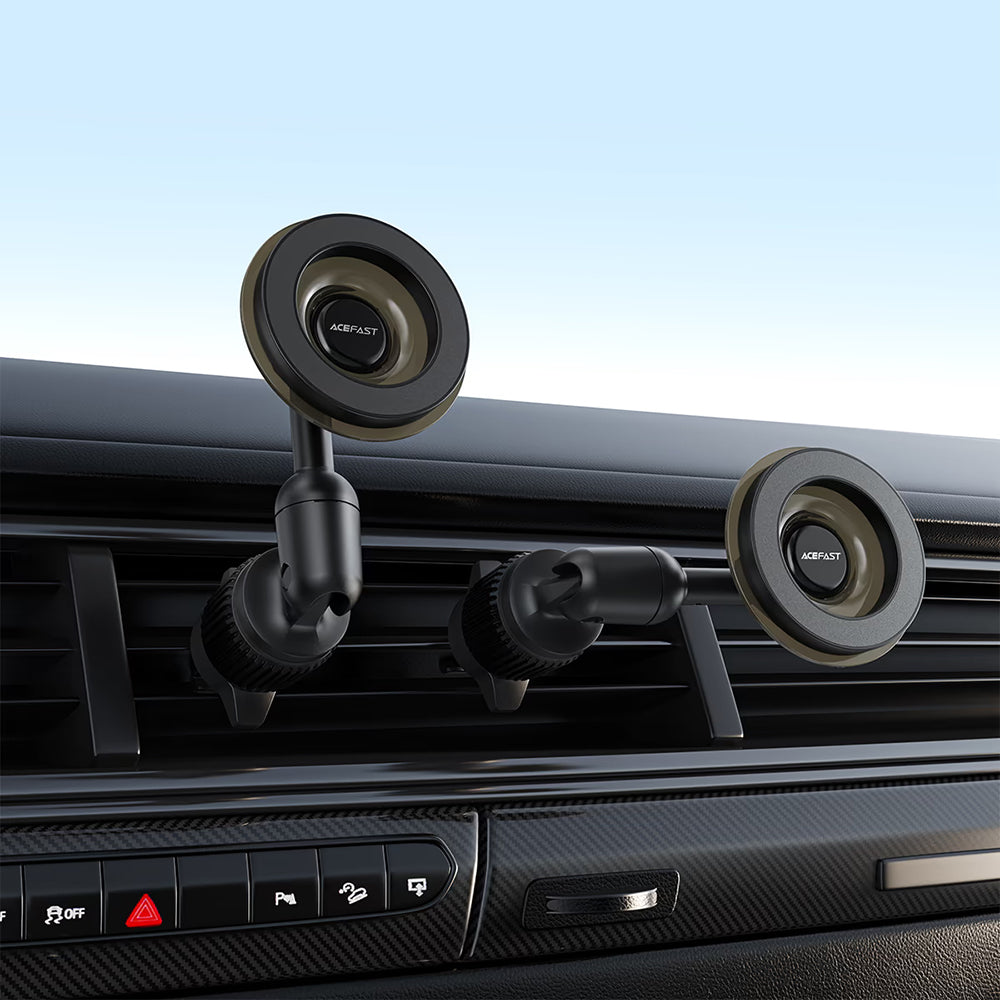 Acefast D68 Magnetic Car Mount, 4.7inch - 6.9inch, Black