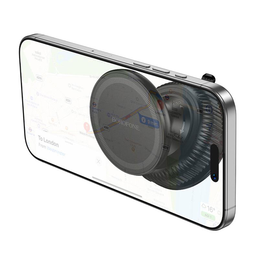Borofone BH139 Rider Magnetic Car Mount, 4.5inch - 7inch, Black
