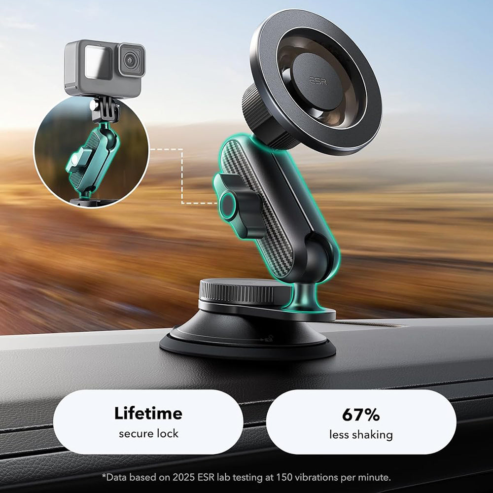 Magnetisk Bilhållare ESR OmniLock Dash, Universal, Svart