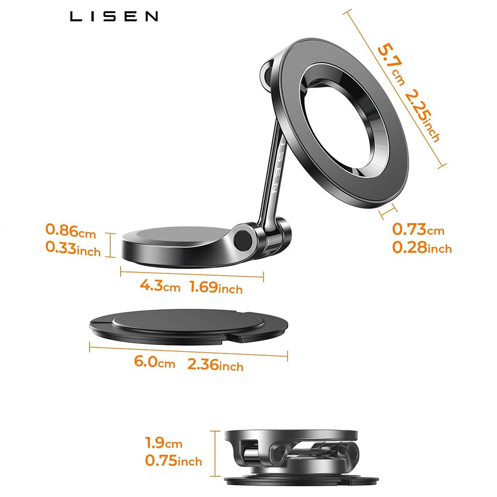 Magnetisk Bilhållare Lisen, Universal, Svart YL0223080002