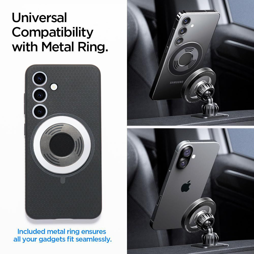 Magnetisk Bilhållare Spigen MFT13, Universal, Silver ACP08314