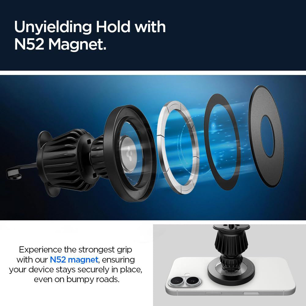 Magnetisk Bilhållare Spigen MFT13, Universal, Svart ACP08315