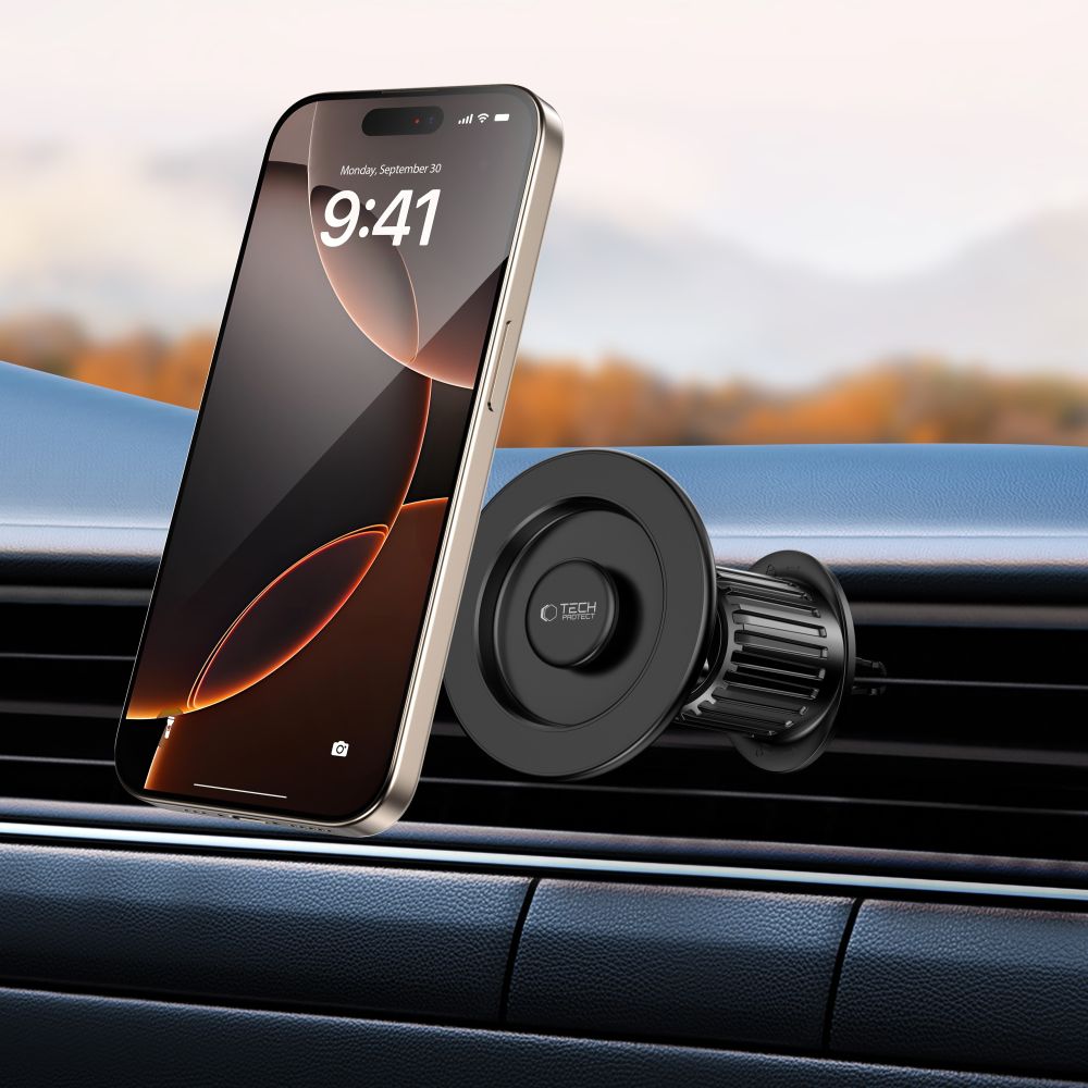 Magnetisk Bilhållare Tech-Protect N58 Vent, Universal, Svart