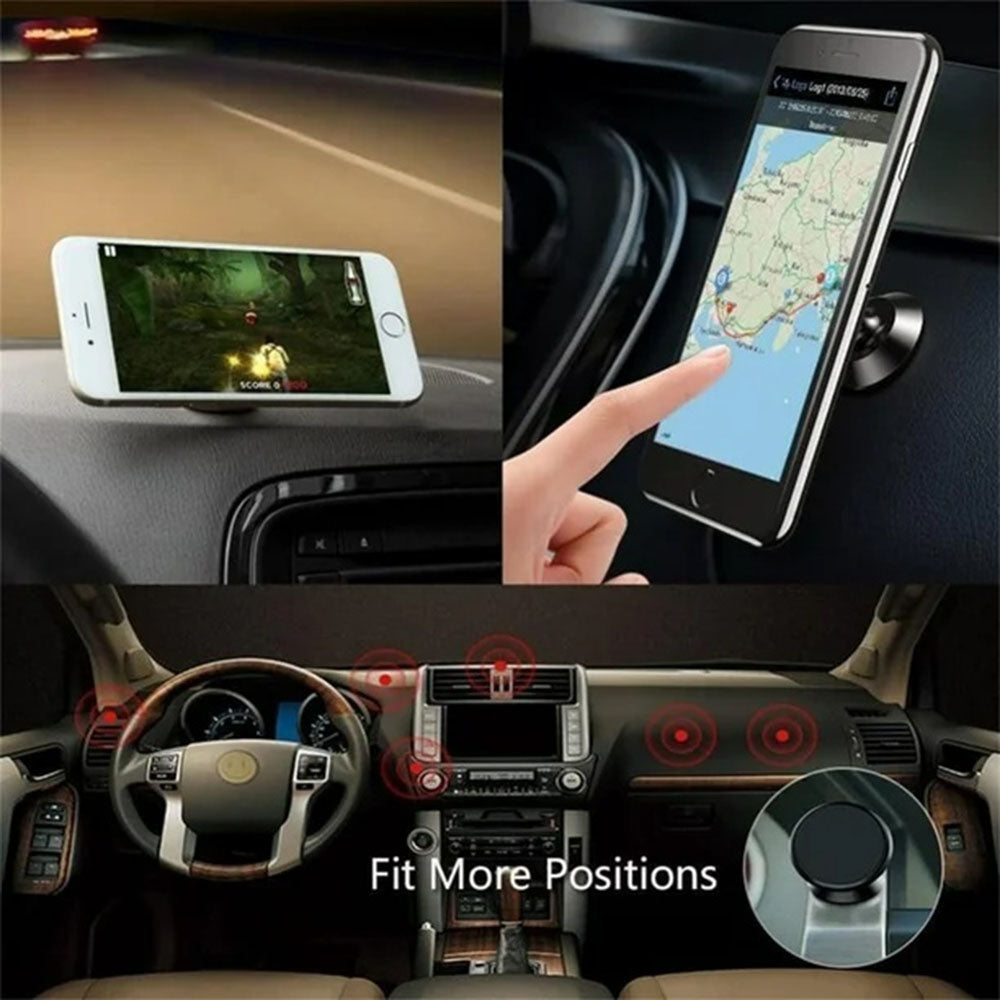 Techsuit S10 Magnetic Car Holder, Universal, Black
