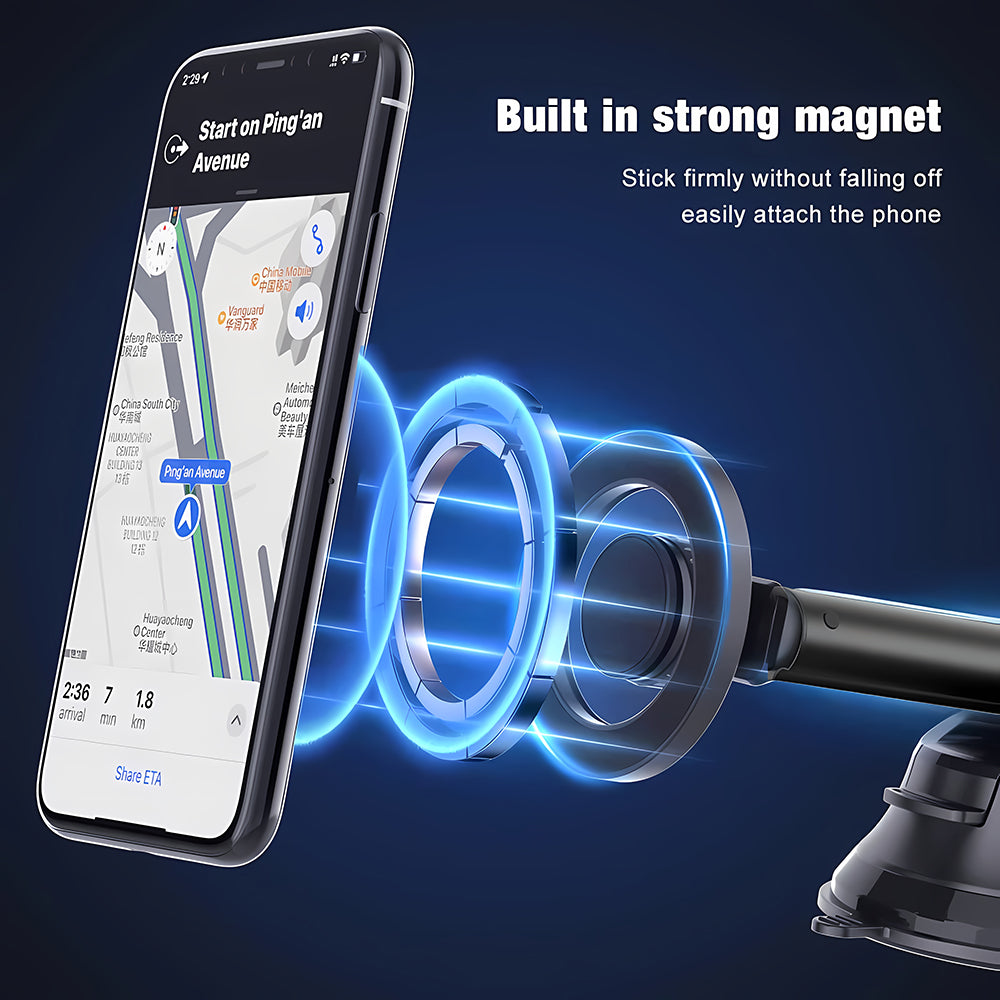 Magnetisk Bilhållare Techsuit S12, Universal, Svart