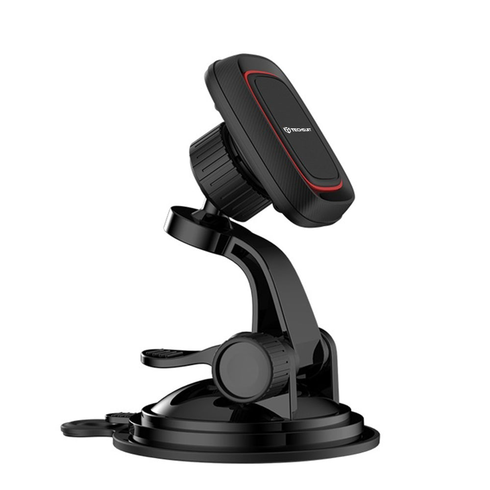 Magnetisk Bilhållare Techsuit S6, Universal, Svart Röd