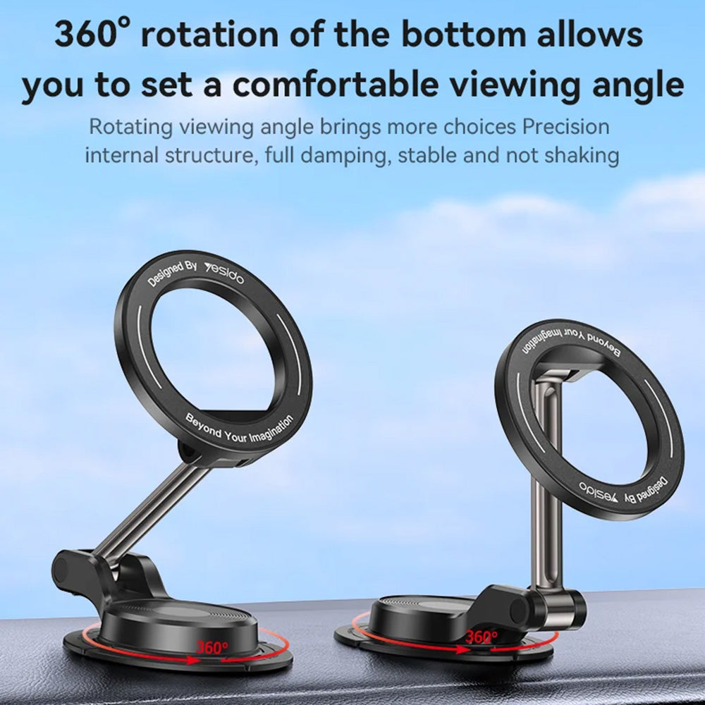 Magnetisk Bilhållare Yesido C218, Universal, Svart