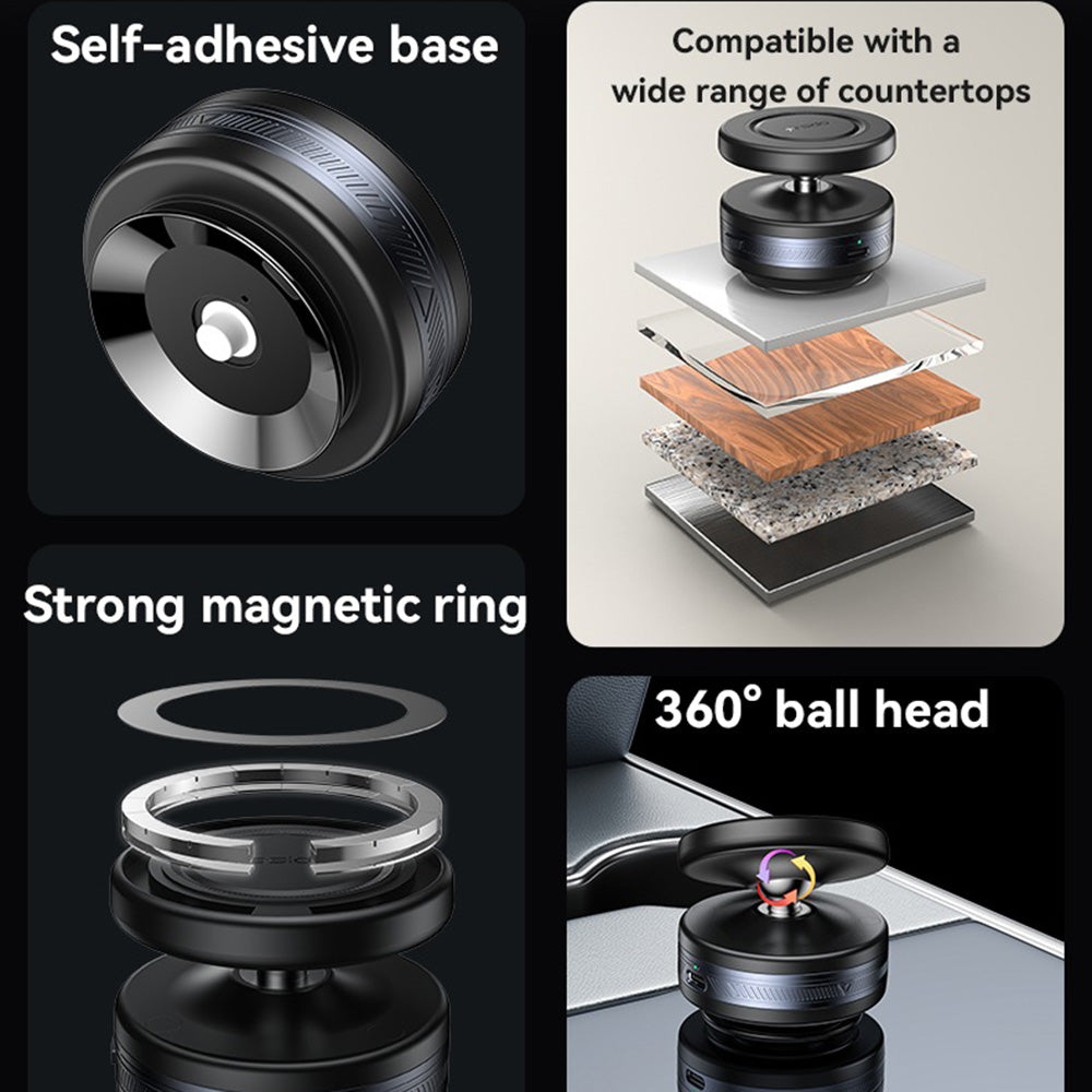 Magnetisk Bilhållare Yesido C224, Universal, Svart