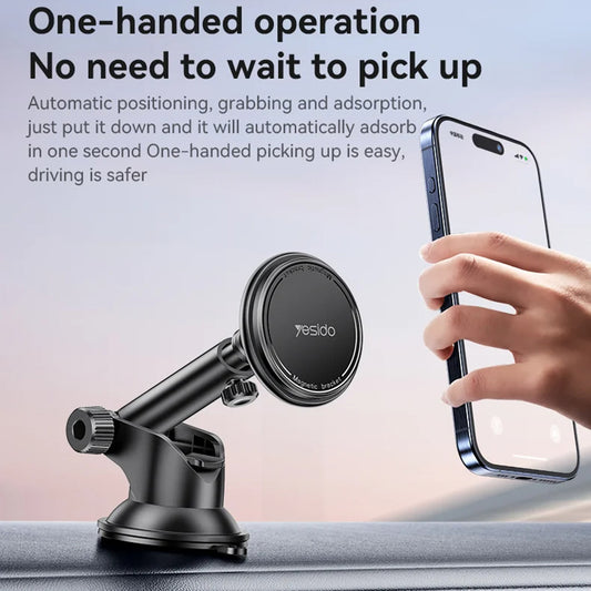 Magnetisk Bilhållare Yesido C269, Universal, Svart
