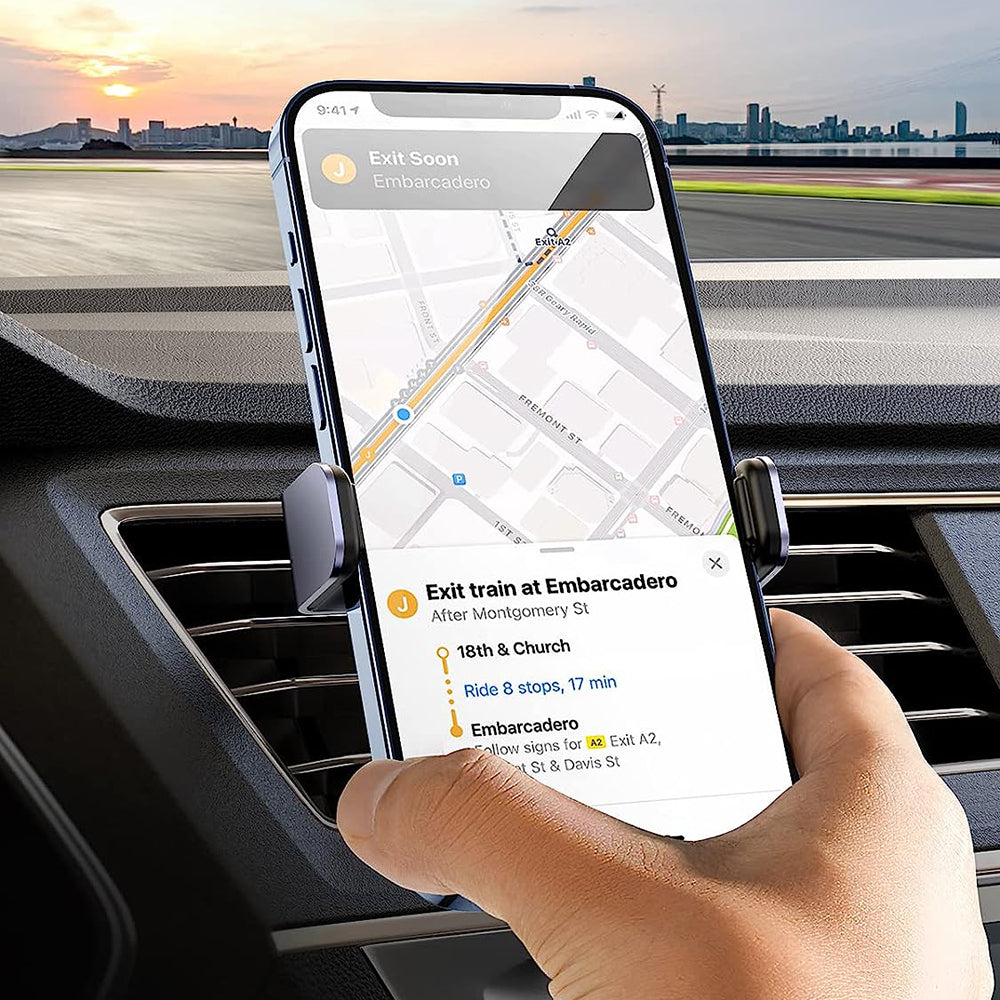 UGREEN LP120 Bilhållare, 4.7 tum - 7.2 tum, Svart