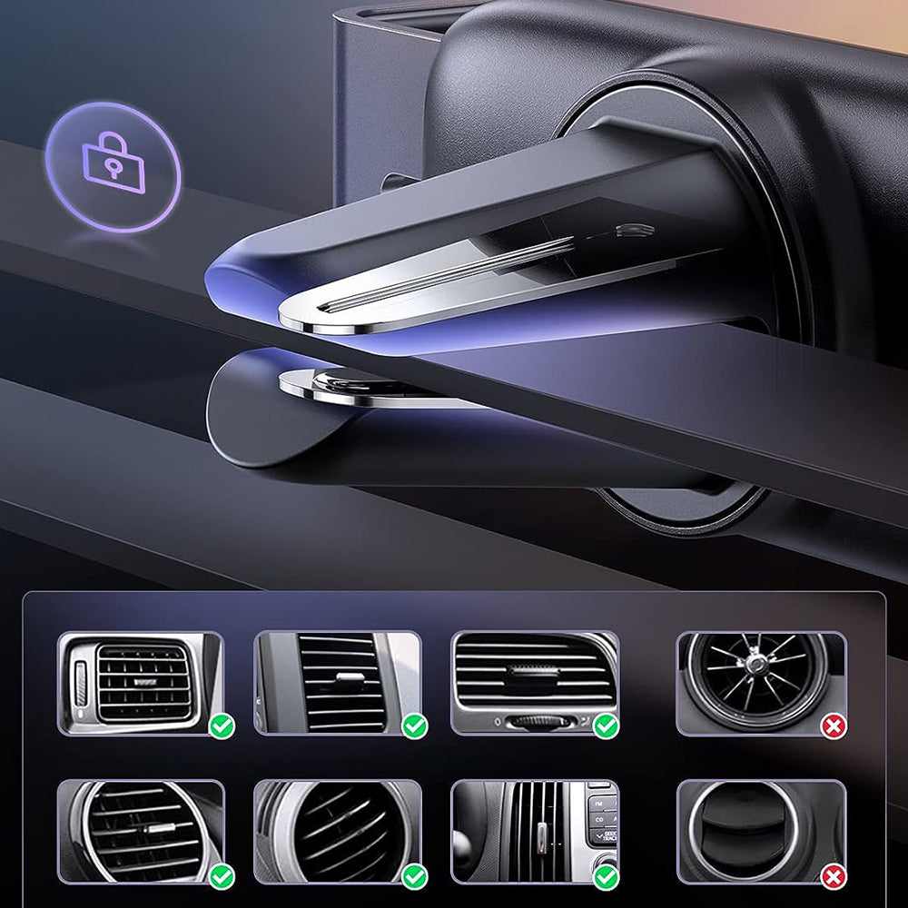 UGREEN LP120 Bilhållare, 4.7 tum - 7.2 tum, Svart