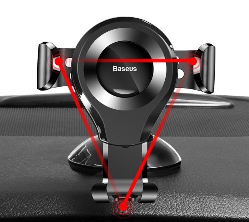 Baseus Osculum Gravity Universal Bilhållare, SUYL-XP01 Svart