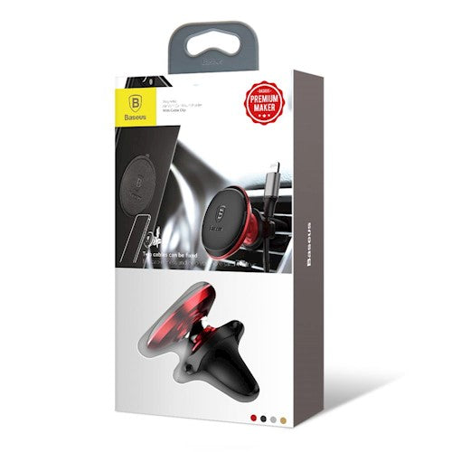 Magnetisk Bilhållare Baseus Air Vent, Universal, Röd SUGX-A09