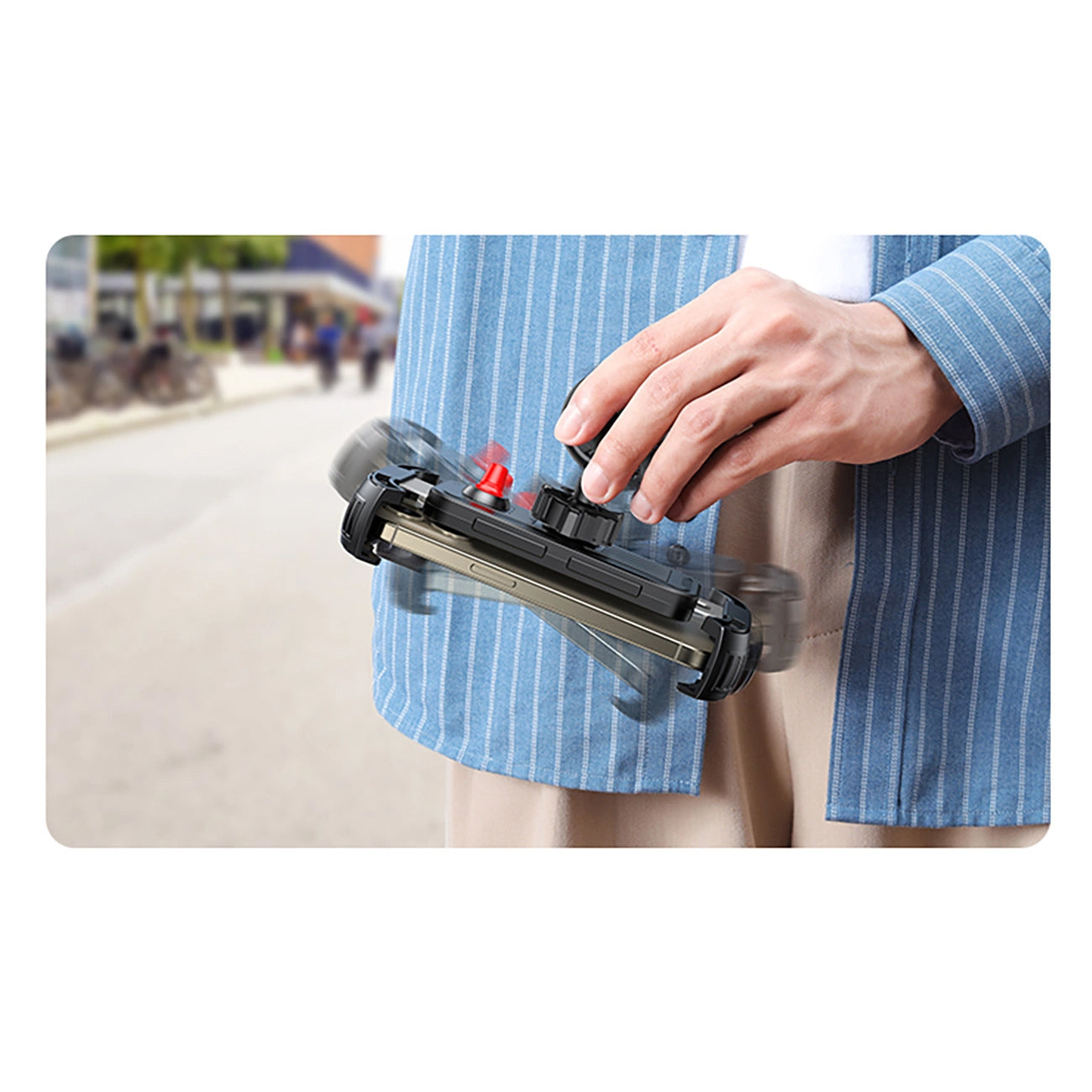 UGREEN LP494 Bicycle Motorcycle Holder, 4.7inch - 6.8inch, Black