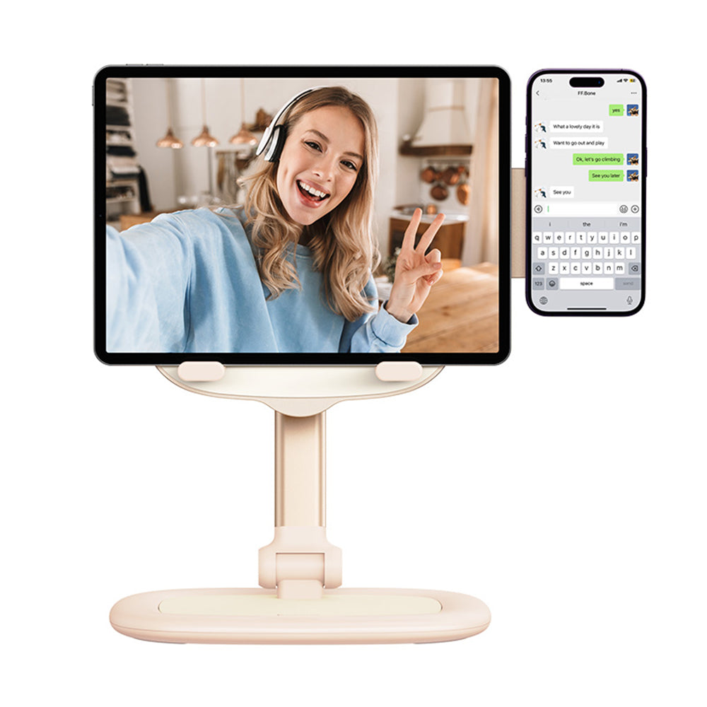 Baseus Seashell Dual Universal Skrivbordsstöd, Rosa B10451501411-00