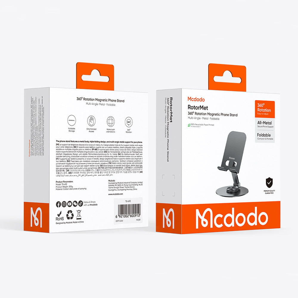 McDodo TB-6920 Skrivbordsställ, Grå